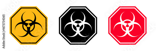biohazard warning sign