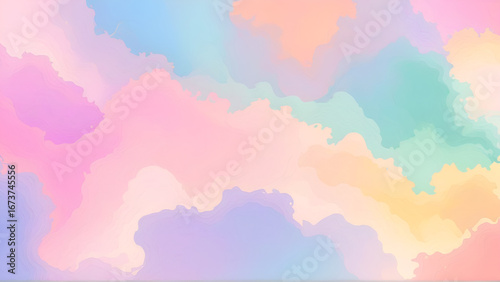abstract pastel colorful background wallpaper for desktop