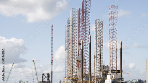 Canvas Print Offshore Drilling Rig Components Overview
Essential parts used in oil drilling o