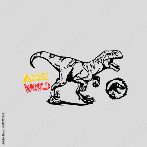 dino jurassic world.eps