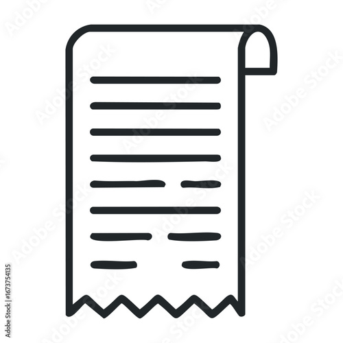 Receipt scanning and management solutions office environment digital document organized workspace efficiency concept. Vector illustration