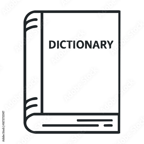 Exploring the importance of dictionaries in language learning educational institutions content overview informative educational. Vector illustration