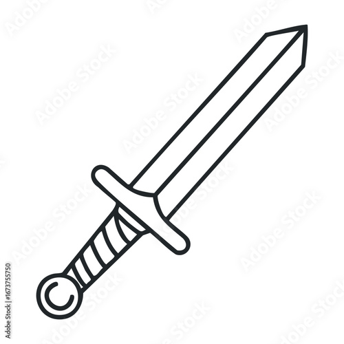 Epic sword duel event in fantasy realm animated illustration dramatic environment bird's eye view. Vector illustration