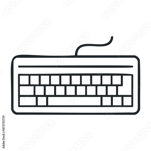 Typing practice session home office digital content cozy environment close-up view focus on productivity. Vector illustration
