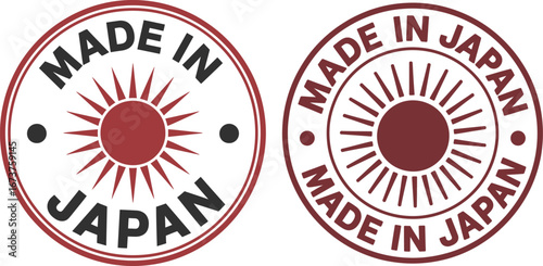  Made in Japan Rising Sun Seal