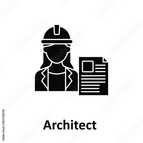 Architect Vector Icon which can easily modify or edit

