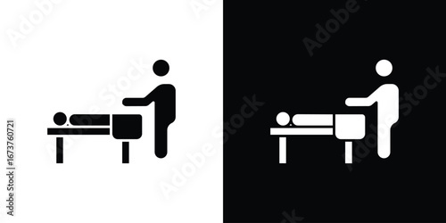Massage icon symbol logo. Graphic template.