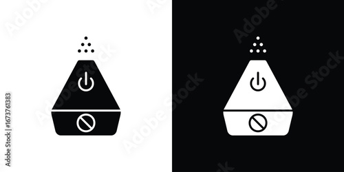 Humidifier pack. vector glyph flat icons