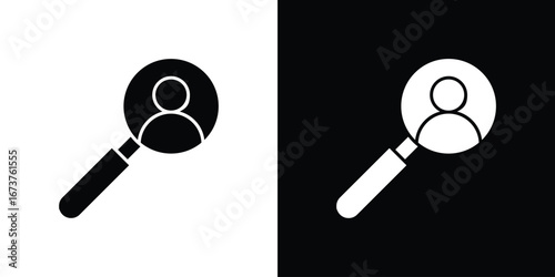 Hiring icon symbol logo. Graphic template.