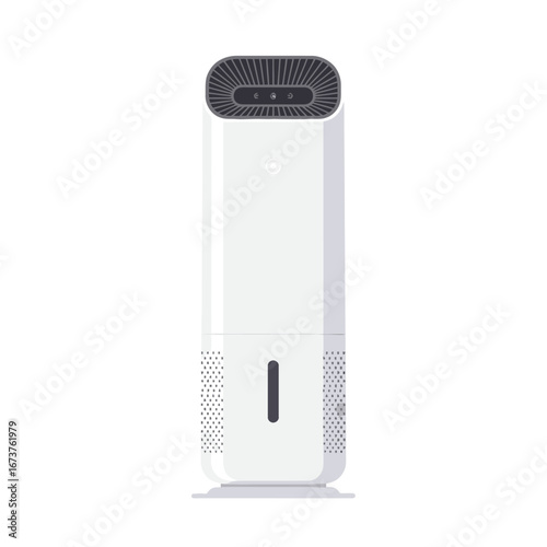 Air purifier minimalist style clean white appliance home air quality