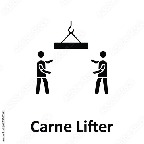 crane lifter Vector Icon which can easily modify or edit