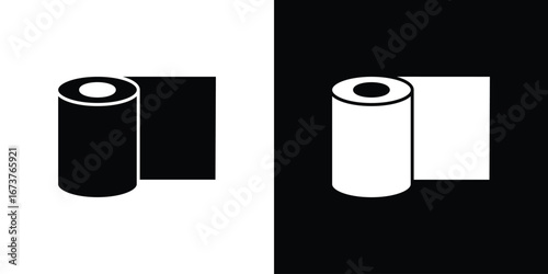 Bandage roll icon symbol logo. Graphic template.