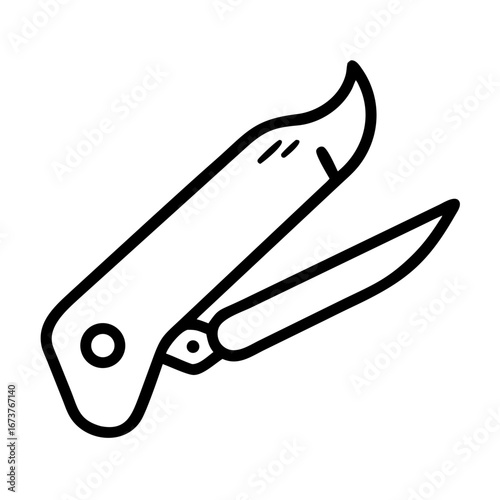 Home repair utility knife icon transparent background