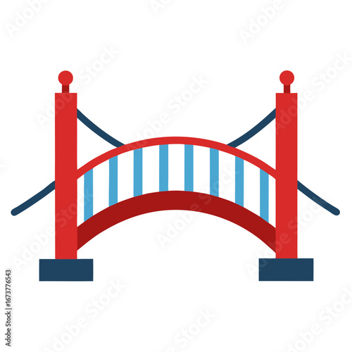 golden gate bridge vector