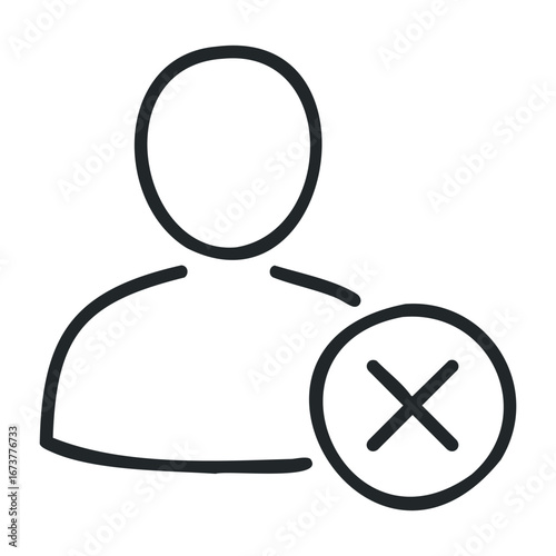 Removing unwanted elements digital design graphic art studio close-up visual cleanliness. Outline vector illustration