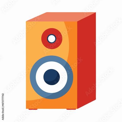 speakers on a white background