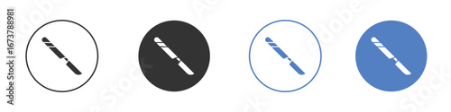 Scalpel icon simple minimalist Vector EPS