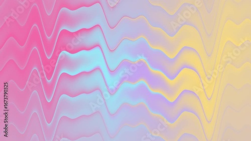 Iridescent Liquid Gradients: Soft Pastel Pink, Blue, Purple, and Yellow Waves in a Seamless Flow, Perfect for Creative Projects, Presentations, Websites, Social Media, and Modern Branding