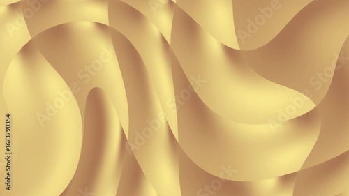 Golden Fluid Waves: Elegant Gold and Bronze Rippling Motion in a Seamless Loop, Perfect for Luxury Branding, Product Presentations, Event Backdrops, and Modern Digital Design