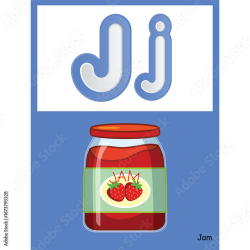 Classroom Alphabets for kids Jam Jj