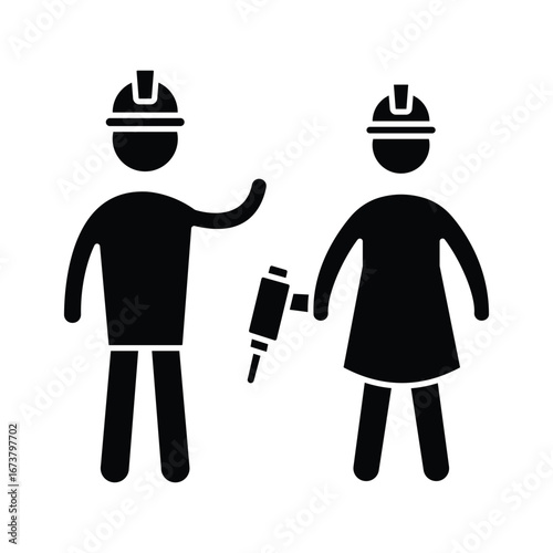 drill machine Vector Icon which can easily modify or edit