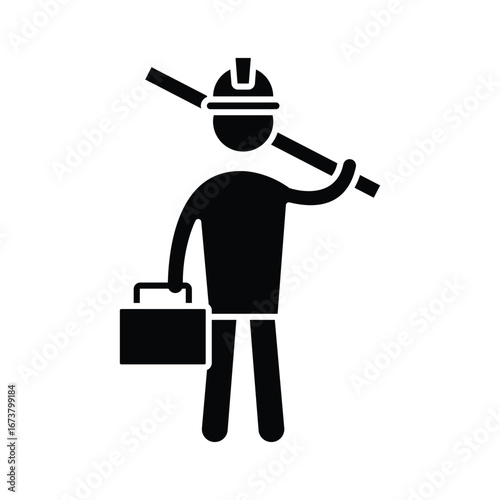 Architect  Vector Icon which can easily modify or edit