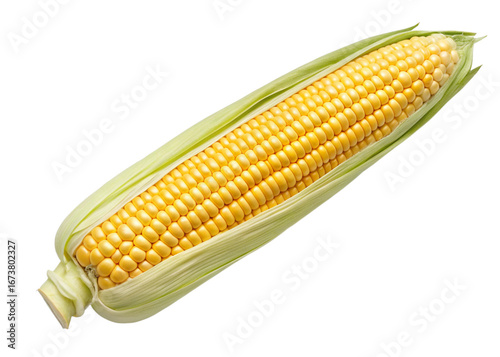 corn isolated on white background