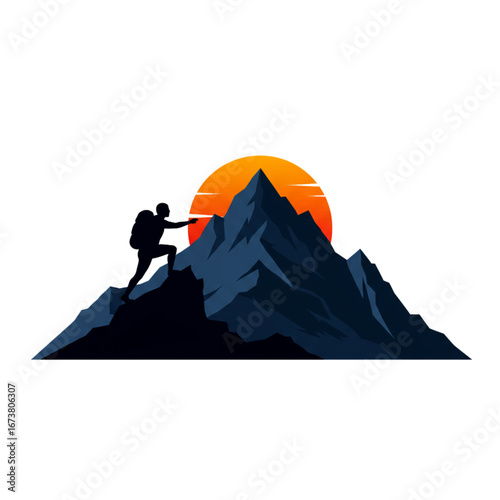 A powerful design that shows the endurance and spirit needed to conquer high peaks.