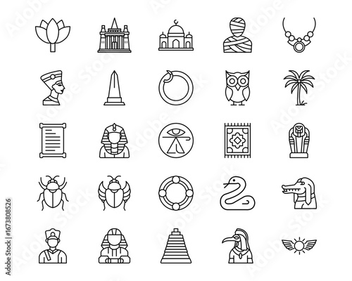 Egypt Vector Icons