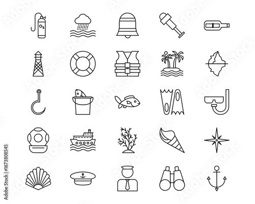 Ocean Vector Icons