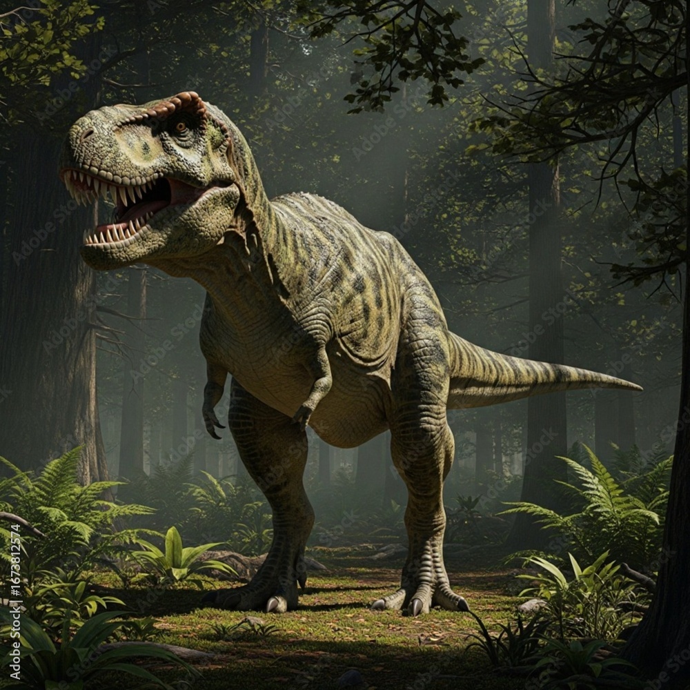 Fototapeta premium AI Generated Dinosaur