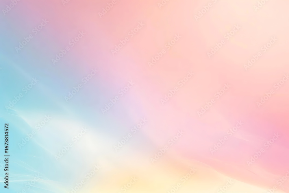 Obraz premium 柔らかなパステル調のグラデーションが広がる抽象背景