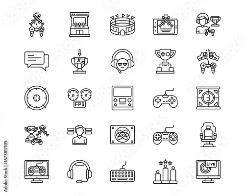 Esports Line Icons