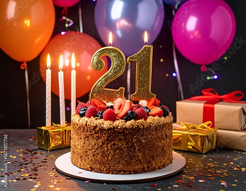 Twenty-Fun: The perfect cake to celebrate finally turning 21!