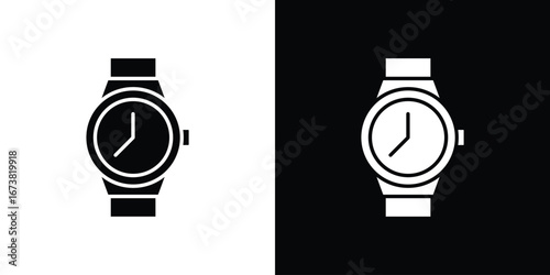 Watch icon graphic doodle designs collection