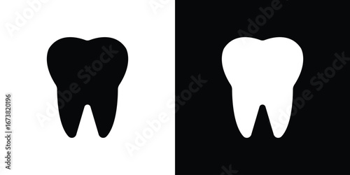 Tooth icon graphic doodle designs collection