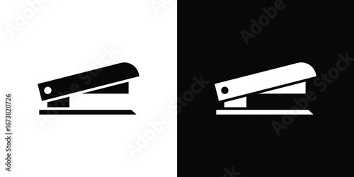 Stapler icon graphic doodle designs collection
