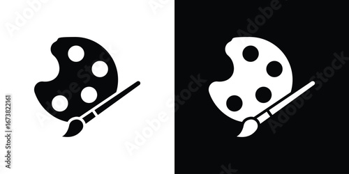 Paint icon graphic doodle designs collection