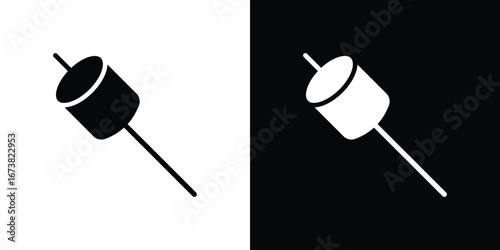 Marshmallow icon graphic doodle designs collection
