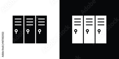 Lockers icon graphic doodle designs collection