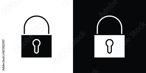 Lock icon graphic doodle designs collection