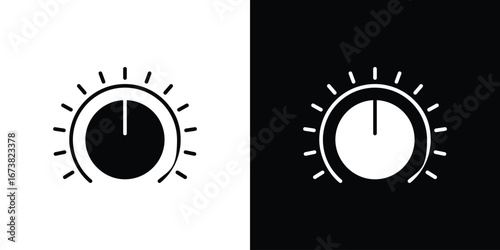 Knob icon graphic doodle designs collection