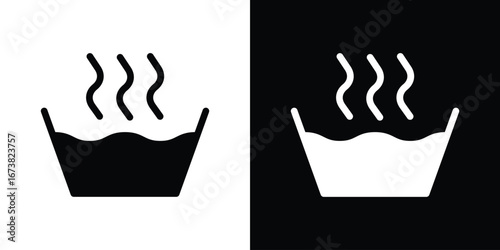 Hot Water icon graphic doodle designs collection