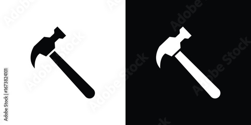 Hammer icon graphic doodle designs collection