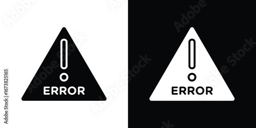 Error icon graphic doodle designs collection