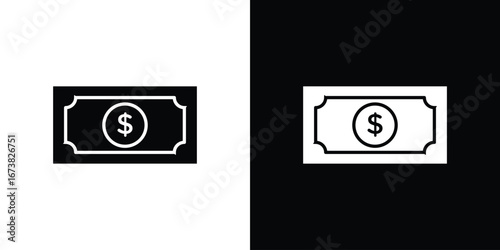 Cash icon graphic doodle designs collection