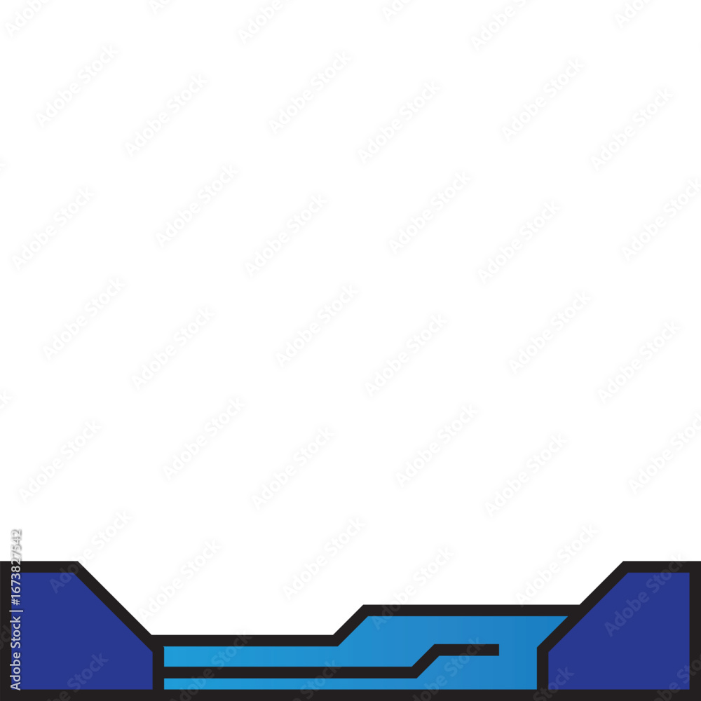 Obraz premium Tech Footer