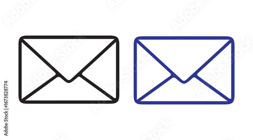 Vector Graphics of Email Symbols for Digital Marketing vector illustration 