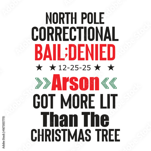 north pole correctional bail;denied 12-25-25 arson got more lit than the christmas tree