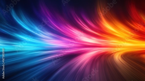 Wallpaper Mural Vibrant, dynamic abstract swirl of color Torontodigital.ca